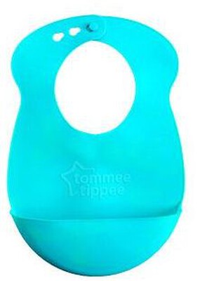 Tommee Tippee Explora Roll and Go Bib - Blue